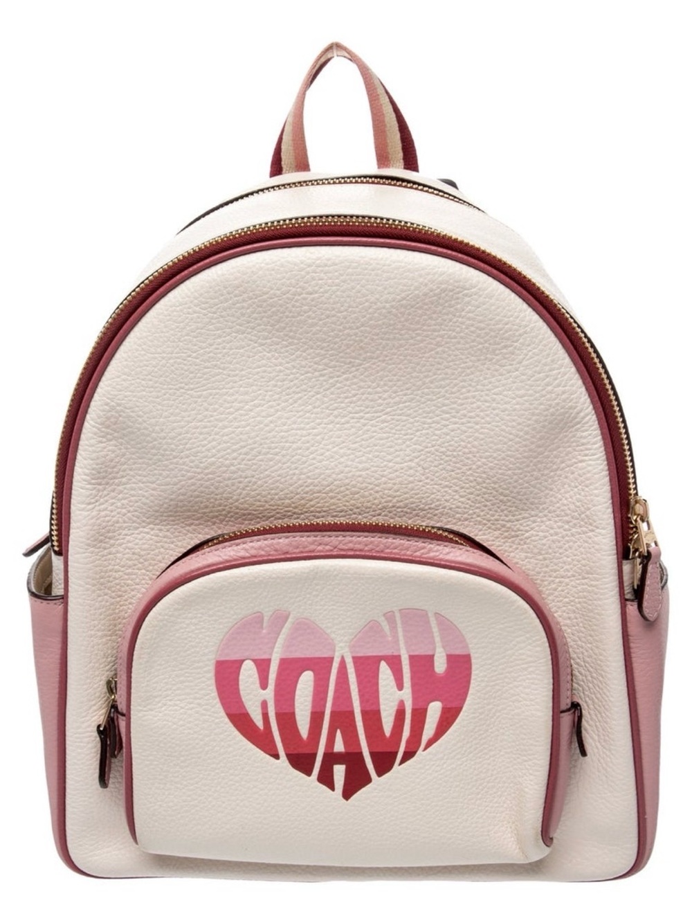 Coach Heart Logo Backpack
